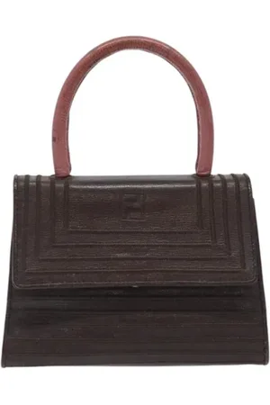 Fendi Pre-owned, Dam, ONE Size, Pre-owned Laeder handvskor