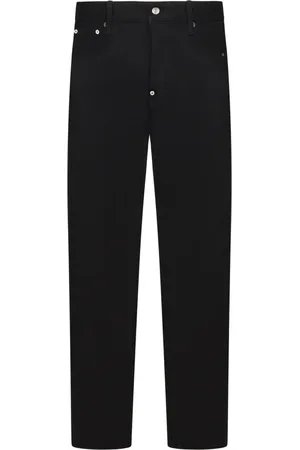 Dsquared2 Jeans, Herr, M, Bomull, Svart Slim-Fit Stretch Bomull Denim Jeans