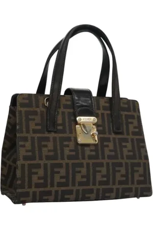 Fendi Pre-owned, Dam, ONE Size, Pre-owned handväska i canvas