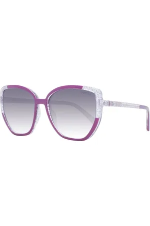 Guess Accessoarer, Dam, ONE Size, Lila Cat Eye Solglasögon