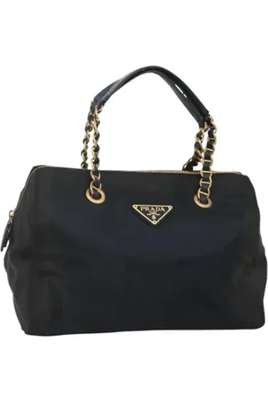Prada Pre-owned, Dam, ONE Size, Nylon, Pre-owned Nylon handvskor