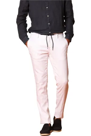 Masons Byxor, Herr, 3Xl, Bomull, Slim Fit Linne Bomull Jogger Byxor