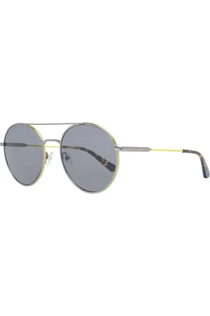 GANT Accessoarer, Herr, ONE Size, Gunmetal Rund Grå Solglasögon