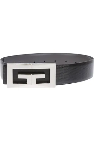Givenchy Accessoarer, Herr, 85 CM, Omvändbar spännebälte i svart