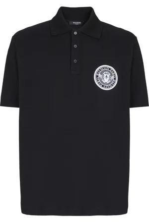 Balmain Topp, Herr, S, Bomull, Bomullspolo med