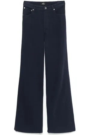 A.P.C. Jeans, Dam, W26, Bomull, Vida Ben Jeans med vida ben
