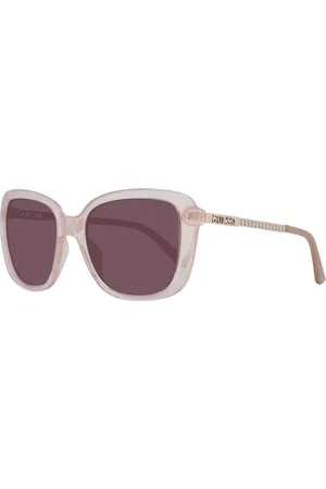 Guess Accessoarer, Dam, ONE Size, Bruna Fyrkantiga Solglasögon Kvinnor Helram