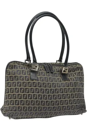 Fendi Pre-owned, Dam, ONE Size, Pre-owned handväska i canvas