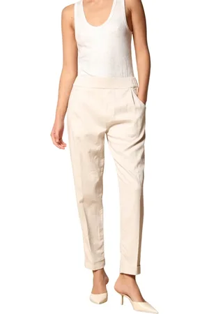 Masons Byxor, Dam, 2Xs, Bomull, Stucco Morot Fit Chino Byxor
