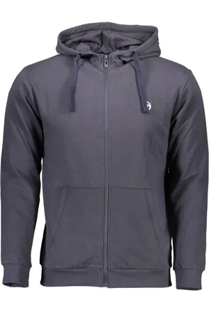 Sergio Tacchini Sweatshirts & Hoodies, Herr, S, Bomull, Blå Bomull Herrtröja