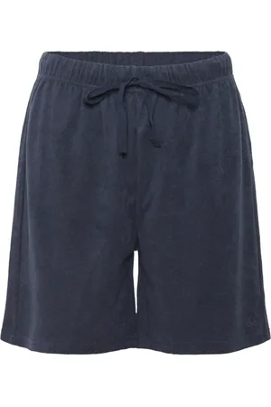 Cream Shorts, Dam, 2Xl, Marin Stickade Shorts & Trosor