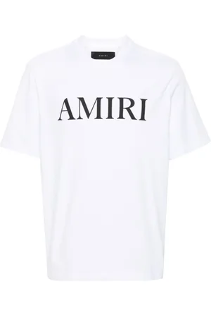 AMIRI Topp, Herr, XL, Bomull, Vit T-shirt och Polo