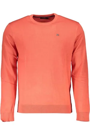 Napapijri Stickade tröjor & koftor, Herr, L, Bomull, Round-neck Stickat