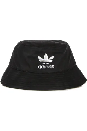 adidas Accessoarer, Herr, ONE Size, Polyester, Svart/Vit Bucket Hat med Logo