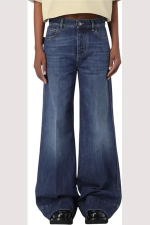 Bottega Veneta Jeans, Dam, S, Denim, Oversized Wide Leg Jeans
