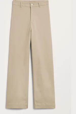 Monki Regular waist straight leg trousers