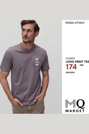 Dobber Lewis print tee
