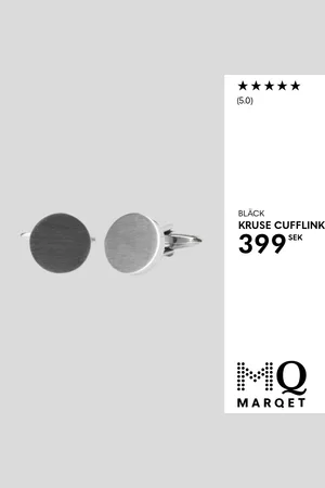 Black Kruse cufflink