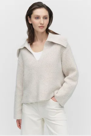 Second Female Gerda knit collar Tröjor