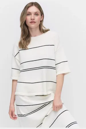 STOCKH LM Gia knitted tee Toppar