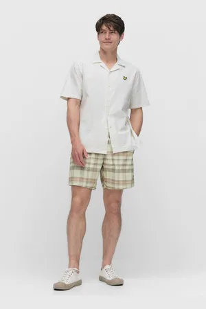 Lyle & Scott Tartan swimshort Badbyxor