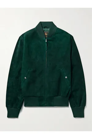 Golden Bear Suede Bomber Jacket - Men - - XS