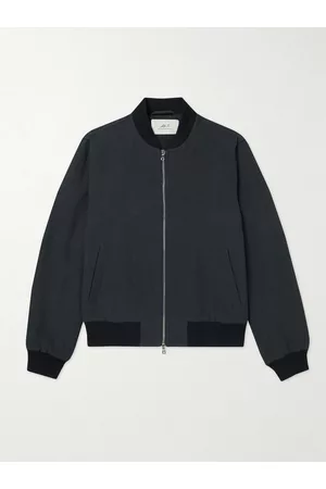 Mr P. Textured Cotton and Linen-Blend Bomber Jacket - Men - - XS