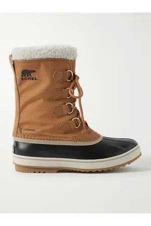sorel 1964 Pac??? Faux Shearling-Trimmed Nylon-Ripstop and Rubber Snow Boots - Men - - US 12