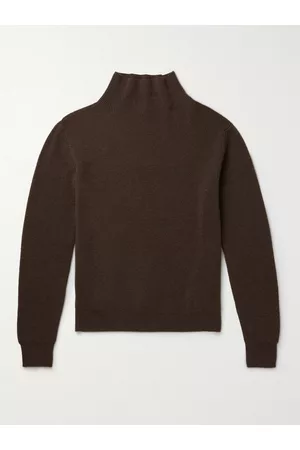 The Row Daniel Ribbed Cashmere Mock-Neck Sweater - Men - - S