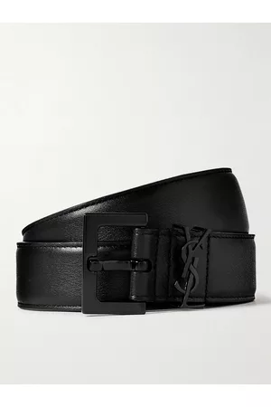 Saint Laurent 3cm Full-Grain Leather Belt - Men - - EU 75