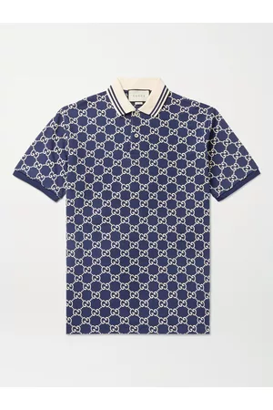 Gucci Logo-Embroidered Cotton-Blend Piqu?? Polo Shirt - Men - - XXS