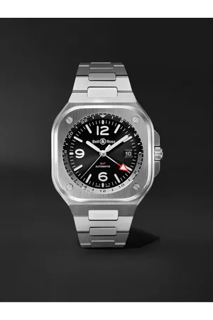 Bell & Ross BR 05 Automatic GMT 41mm Stainless Steel Watch, Ref. No. BR05G-BL-ST/SST - Men