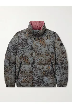 Moncler 2 Moncler 1952 Reflective Reversible Cheetah-Print Shell Down Jacket - Men - - 1