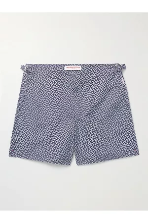 Orlebar Brown Bulldog Straight-Leg Mid-Length Printed Swim Shorts - Men - - 40