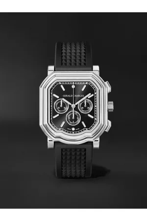 Gerald Charles Maestro 3.0 Automatic Chronograph 39mm Stainless Steel and Rubber Watch, Ref No. GC3.0-A-00 - Men