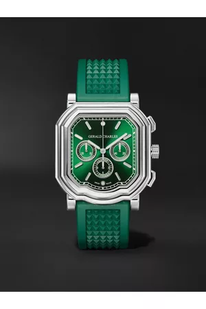 Gerald Charles Maestro 3.0 Automatic Chronograph 39mm Stainless Steel and Rubber Watch, Ref.No. GC3.0-A-02 - Men