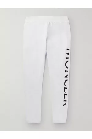 Moncler Tapered Logo-Embroidered Cotton-Jersey Sweatpants - Men - - S
