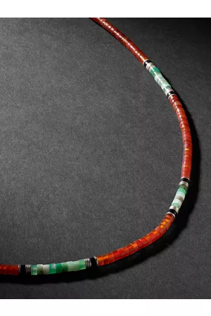 M. COHEN Sonoran Sterling Silver -Stone Necklace - Men