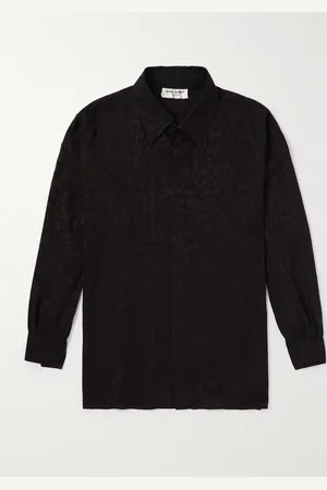 Saint Laurent Silk-Jacquard Shirt - Men - - 43