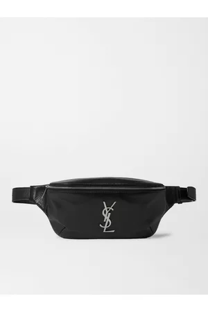 Saint Laurent Logo-Appliqu??d Leather Belt Bag - Men