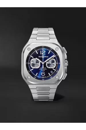 Bell & Ross BR 05 Automatic Chronograph 42mm Stainless Steel Watch, Ref. No. BR05C-BU-ST/SST - Men