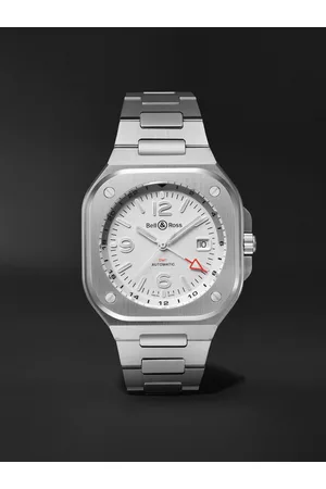 Bell & Ross BR 05 GMT Automatic 41mm Stainless Steel Watch, Ref. No. BR05G-SI-ST/SST - Men