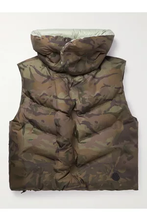 Moncler Dingyun Zhang Zadena Reversible Logo-Appliqu??d Quilted Ripstop Down Gilet - Men - - 00