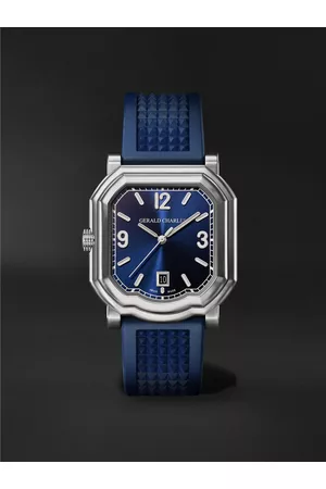 Gerald Charles GC Sport Automatic 39mm Titanium and Rubber Watch, Ref. No. GC2.0-TX-TN-01 - Men