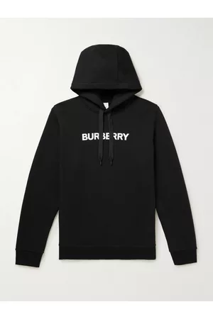 Burberry Ansdell Logo-Print Cotton-Jersey Hoodie - Men - - XS
