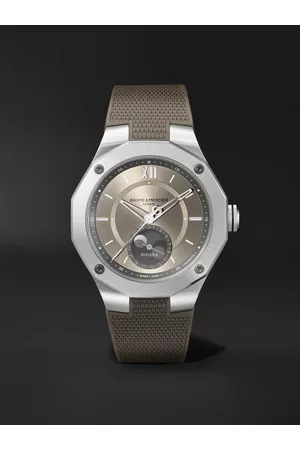 Baume & Mercier Riviera Baumatic Automatic Moon-Phase 43mm Stainless Steel and Rubber Watch, Ref. No. 10681 - Men