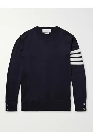 Thom Browne Striped Merino Wool Sweater - Men - - 0