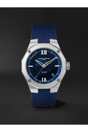 Baume & Mercier Riviera Automatic 42mm Stainless Steel and Rubber Watch, Ref. No. M0A10701 - Men