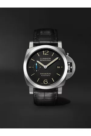 PANERAI Luminor Marina Quaranta Automatic 40mm Stainless Steel and Alligator Watch, Ref. No. PAM01272 - Men