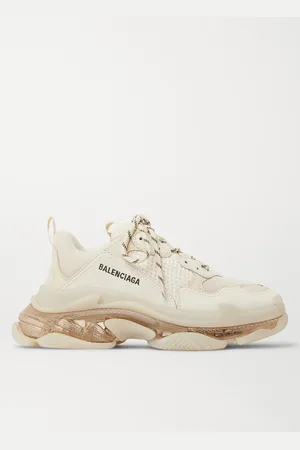 Balenciaga Triple S Clear Sole Mesh, Nubuck and Leather Sneakers - Men - - EU 39